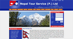 Desktop Screenshot of nepaltourismpackage.com